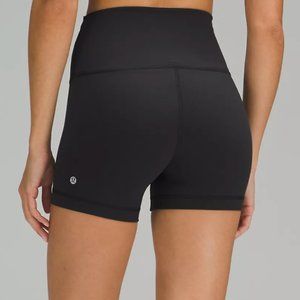 Lululemon Wunder Train High-Rise Short 4" - Black (Size 6)